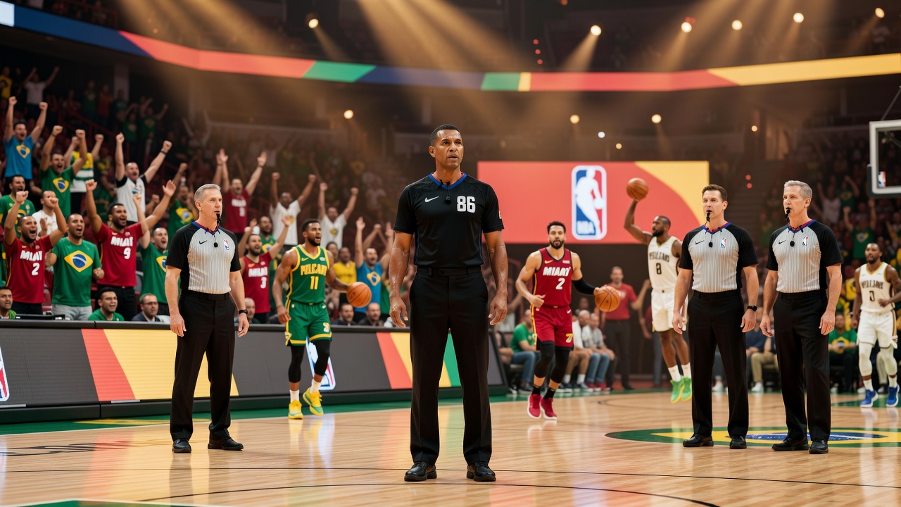 Ítalo Araújo se torna o primeiro brasileiro a apitar na NBA