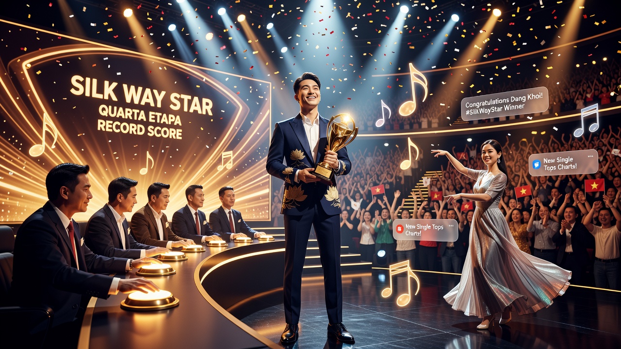 Dang Khoi vence a quarta etapa do "Silk Way Star" com recorde de pontos