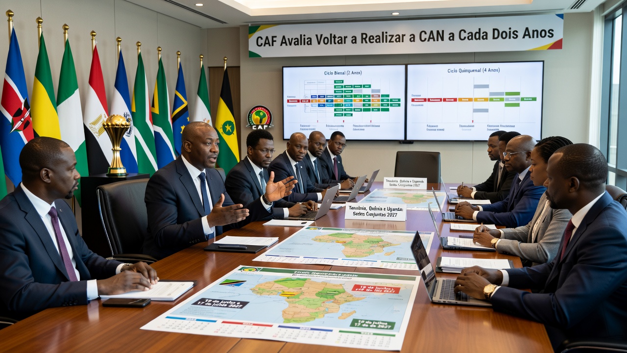 CAF Avalia Voltar a Realizar a CAN a Cada Dois Anos