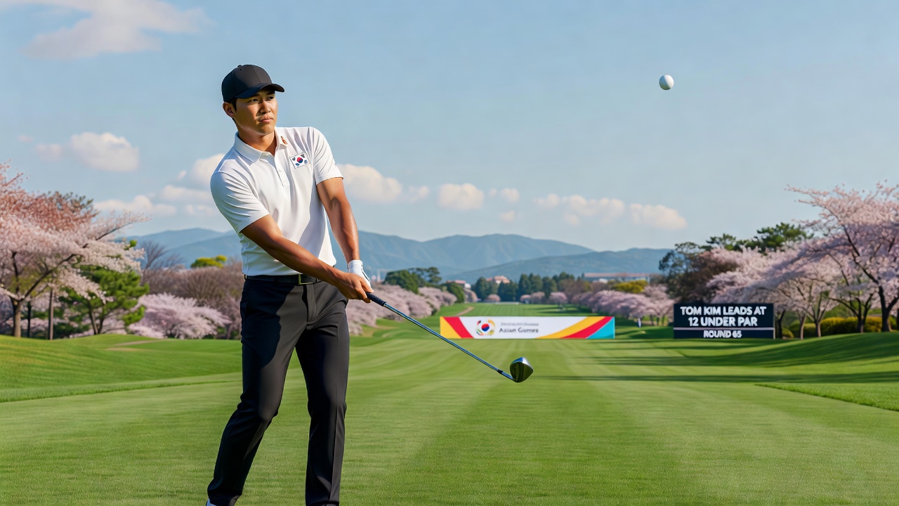 Tom Kim Lidera nos Jogos Asiáticos Mirando Isenção Militar