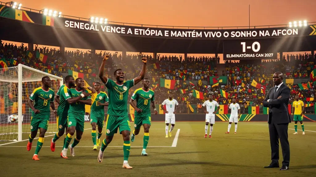 Senegal Vence a Etiópia e Mantém Vivo o Sonho na AFCON