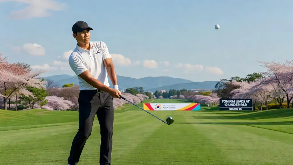 Tom Kim Lidera nos Jogos Asiáticos Mirando Isenção Militar